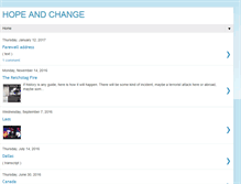 Tablet Screenshot of hopeandchange.net